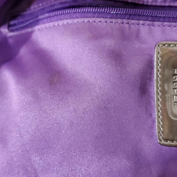 SOLD Coach Poppy Two Way Tote - Picture 4 of 5